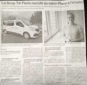 La scop Titi Floris recrute au salon Place à l’emploi