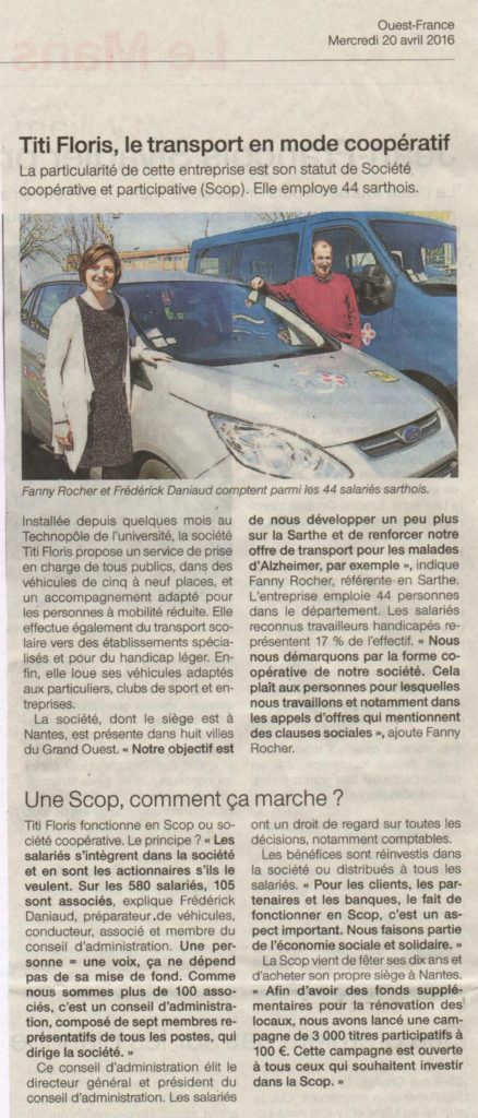 20160420 OUEST FRANCE