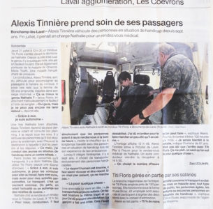 Interview d’un conducteur : Alexis Tinnière prend soin de ses passagers
